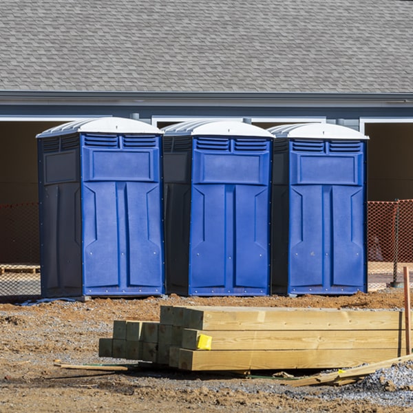 are there any restrictions on where i can place the porta potties during my rental period in Eckert Colorado